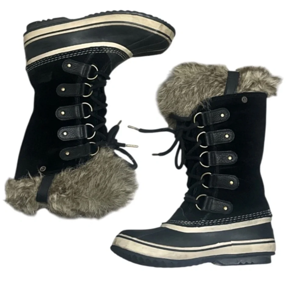 Authentic Sorel signature Joan of Arc designer waterproof winter boots Sz 6.5